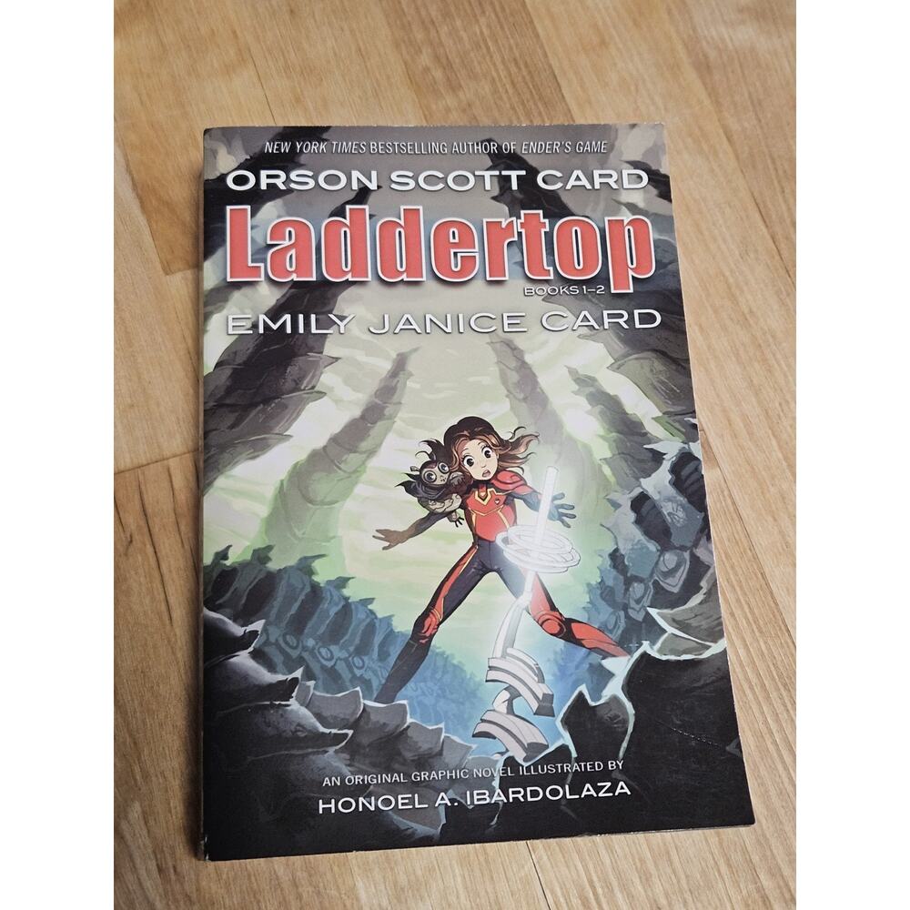 Laddertop Books 1-2 (Tor Books October 2013) Manga Graphic Novel Book Scott Card